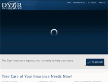Tablet Screenshot of dyerinsurance.com